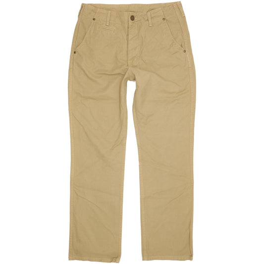 Wrangler Men Beige Straight Regular Jeans W33 L32