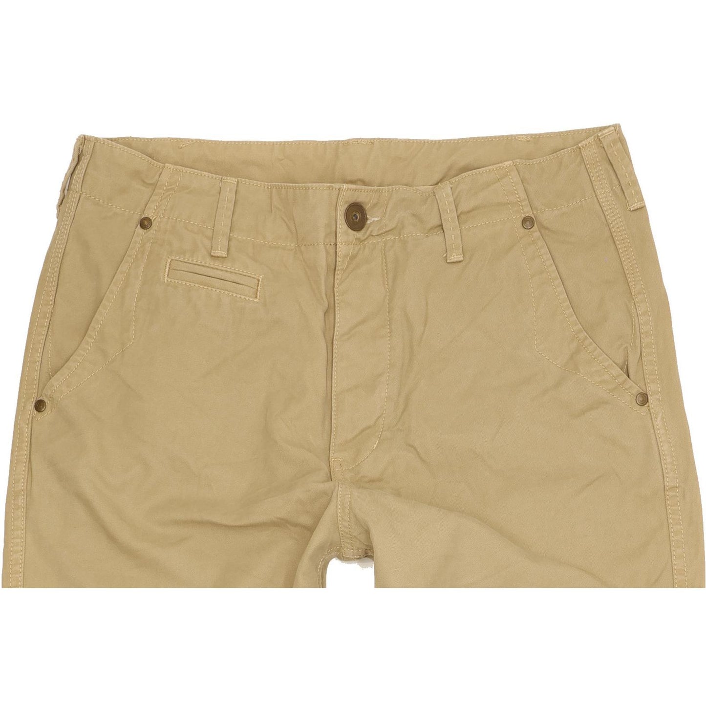 Wrangler Men Beige Straight Regular Jeans W33 L32