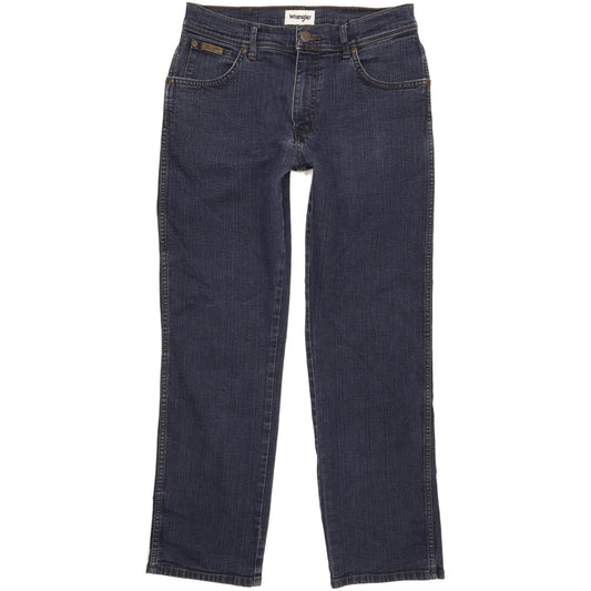 Wrangler Texas Men Blue Straight Regular Stretch Jeans W31 L29