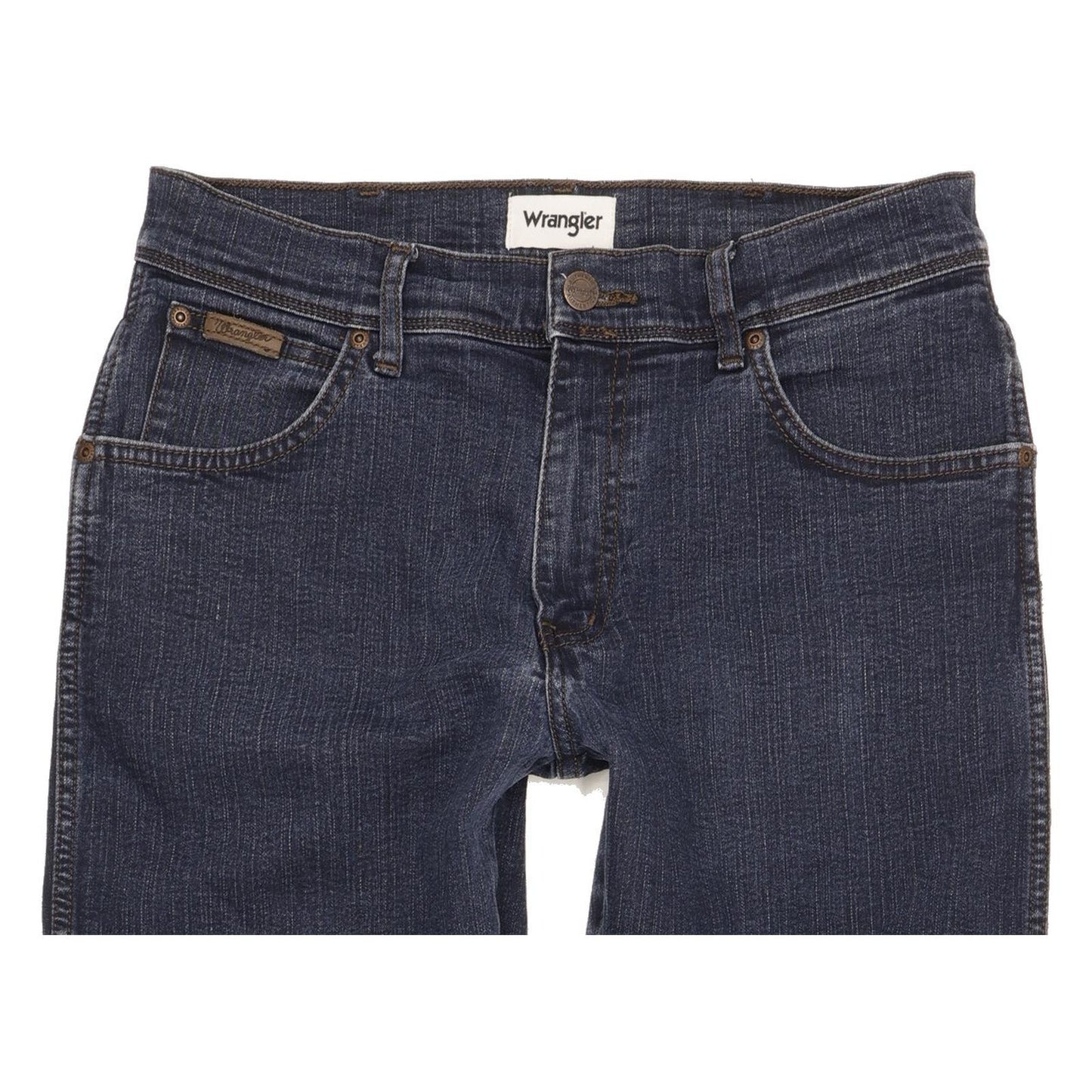 Wrangler Texas Men Blue Straight Regular Stretch Jeans W31 L29