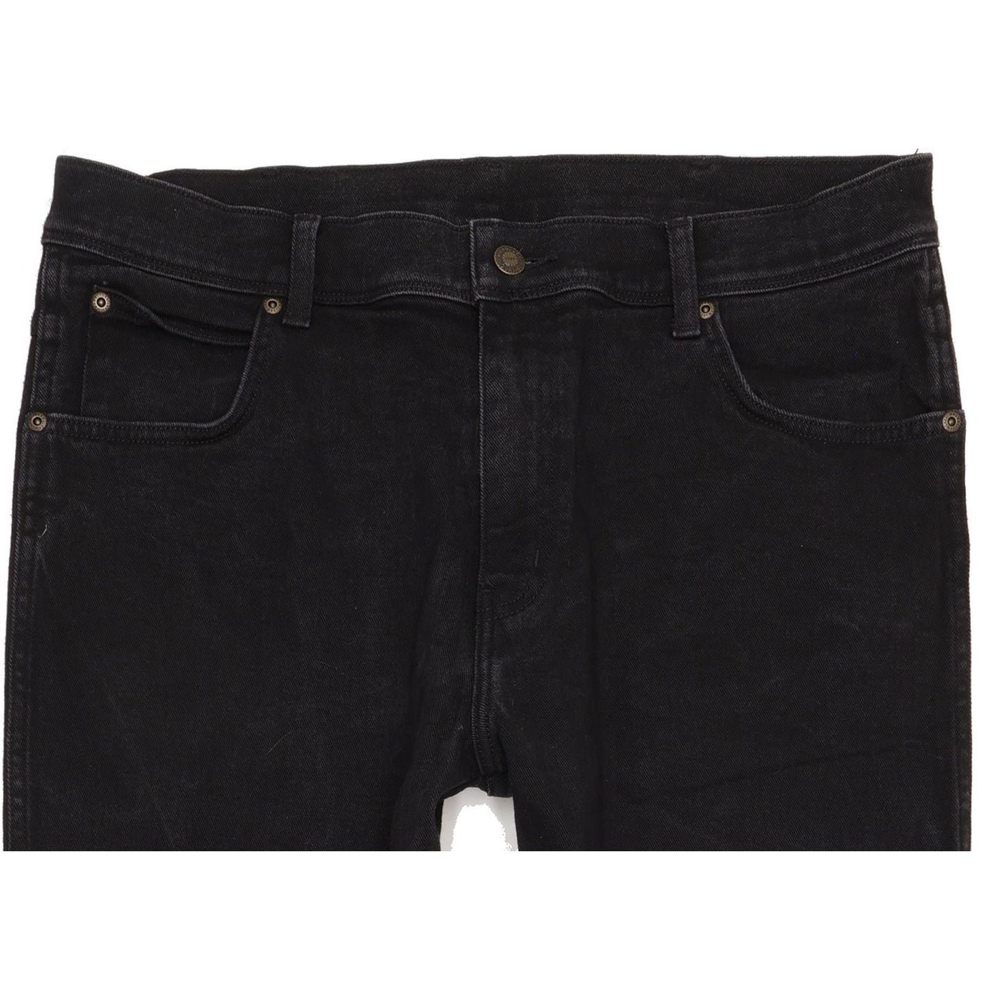 Wrangler Men Black Straight Regular Stretch Jeans W36 L32