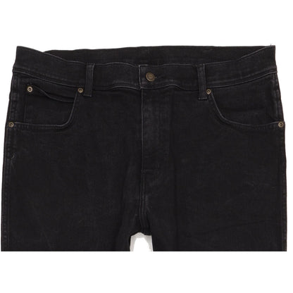 Wrangler Men Black Straight Regular Stretch Jeans W36 L32