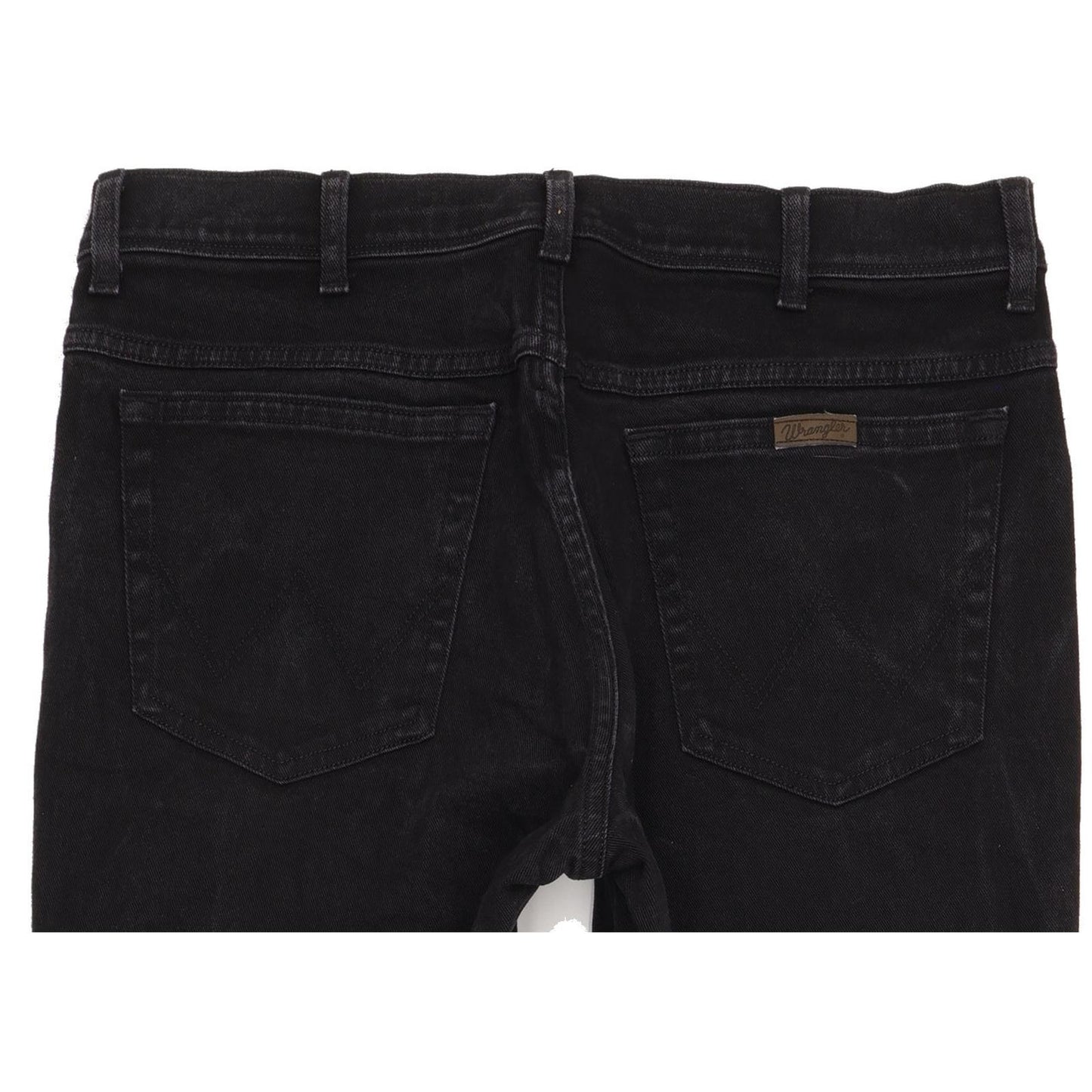 Wrangler Men Black Straight Regular Stretch Jeans W36 L32