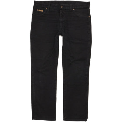 Wrangler Texas Men Black Straight Regular Jeans W36 L30