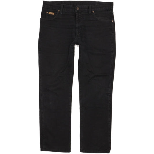 Wrangler Texas Men Black Straight Regular Jeans W36 L30