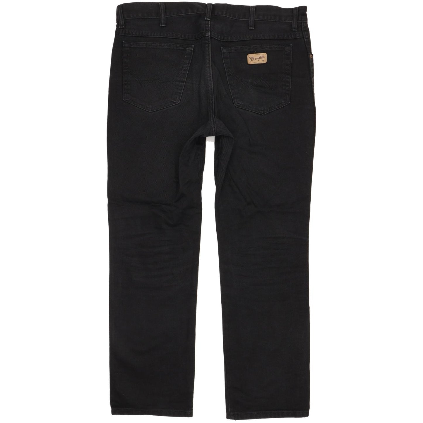 Wrangler Texas Men Black Straight Regular Jeans W36 L30