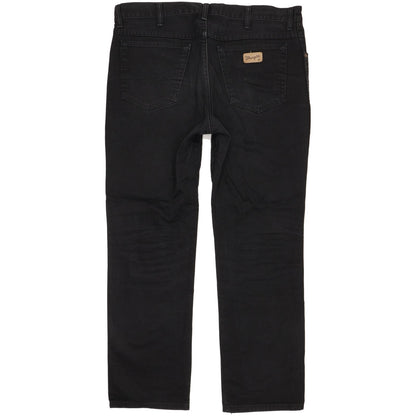 Wrangler Texas Men Black Straight Regular Jeans W36 L30