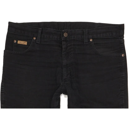 Wrangler Texas Men Black Straight Regular Jeans W36 L30