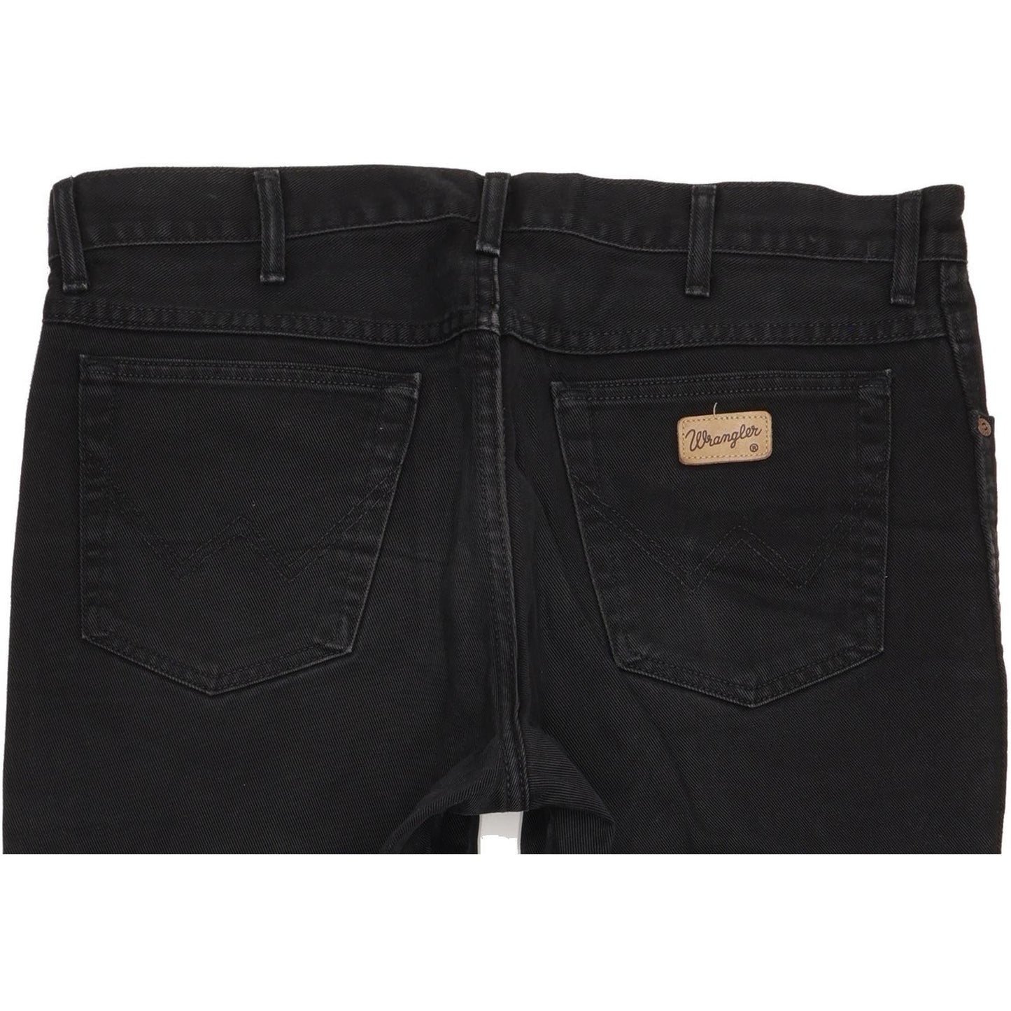Wrangler Texas Men Black Straight Regular Jeans W36 L30