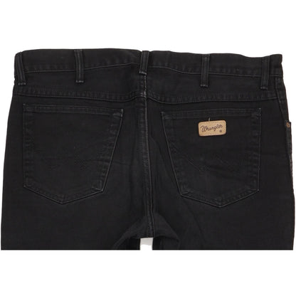 Wrangler Texas Men Black Straight Regular Jeans W36 L30