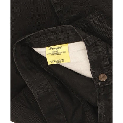 Wrangler Texas Men Black Straight Regular Jeans W36 L30