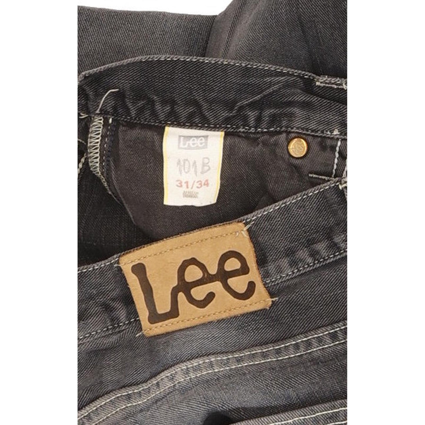 Lee 101 B Men Blue Straight Regular Jeans W31 L33