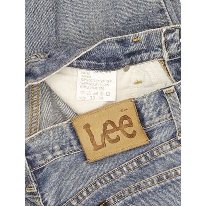 Lee Kansas Men Blue Straight Regular Jeans W33 L34