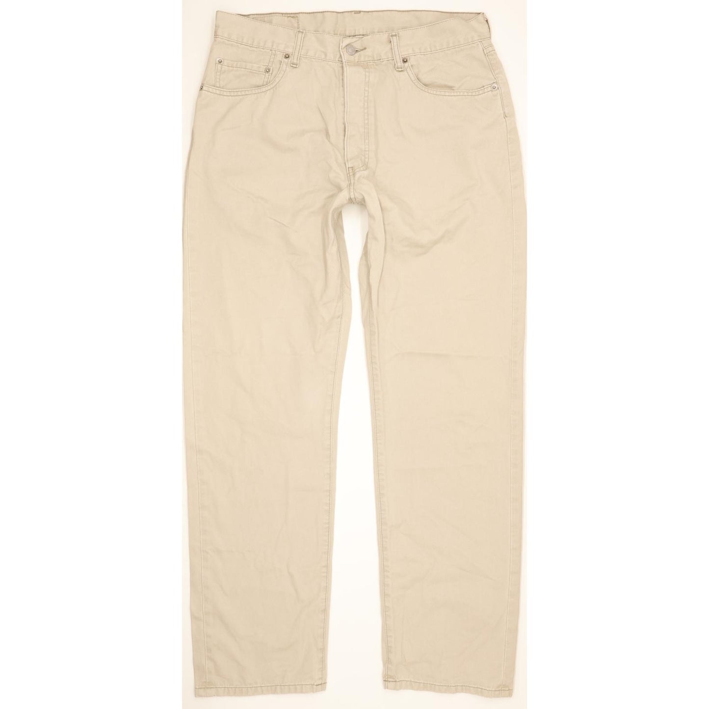 Levi's 517 Men Beige Straight Regular Jeans W35 L32