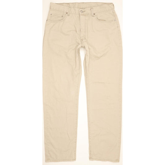 Levi's 517 Men Beige Straight Regular Jeans W35 L32