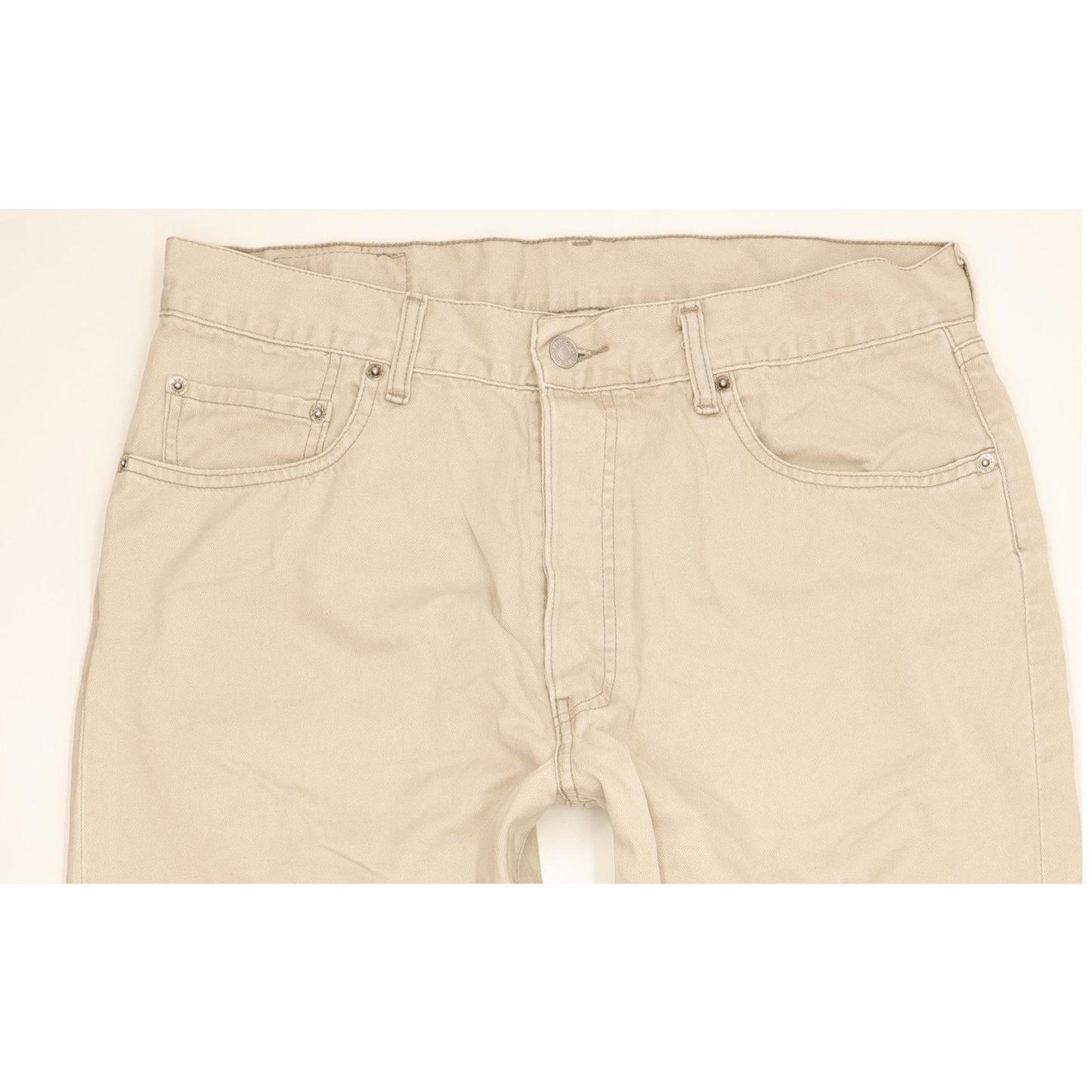 Levi's 517 Men Beige Straight Regular Jeans W35 L32