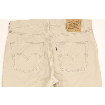 Levi's 517 Men Beige Straight Regular Jeans W35 L32