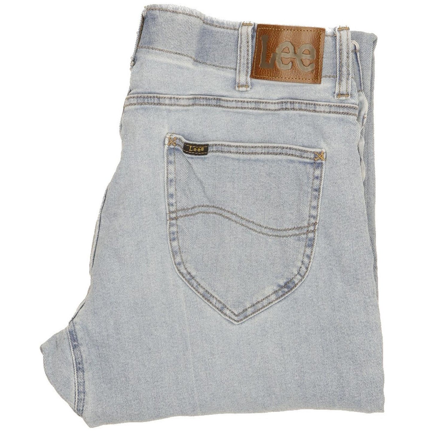 Lee Men Blue Tapered Regular Jeans W32 L33