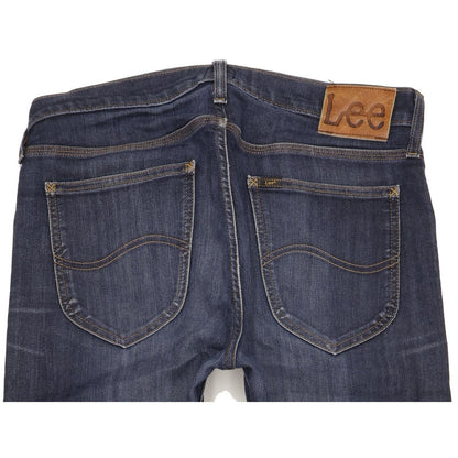 Lee Men Blue Straight Regular Stretch Jeans W32 L32