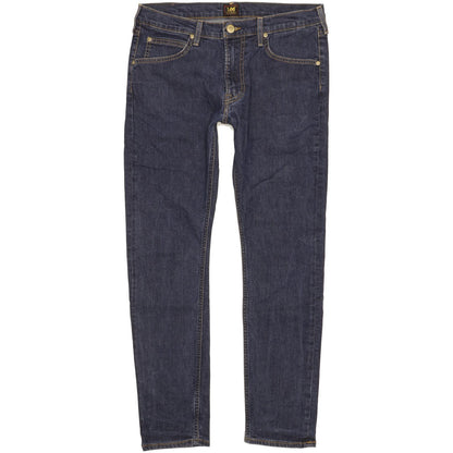 Lee Luke Men Blue Skinny Slim Stretch Jeans W33 L29