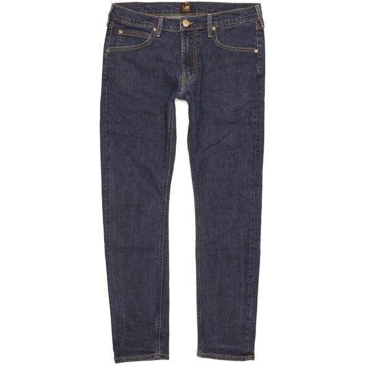 Lee Luke Men Blue Skinny Slim Stretch Jeans W33 L29