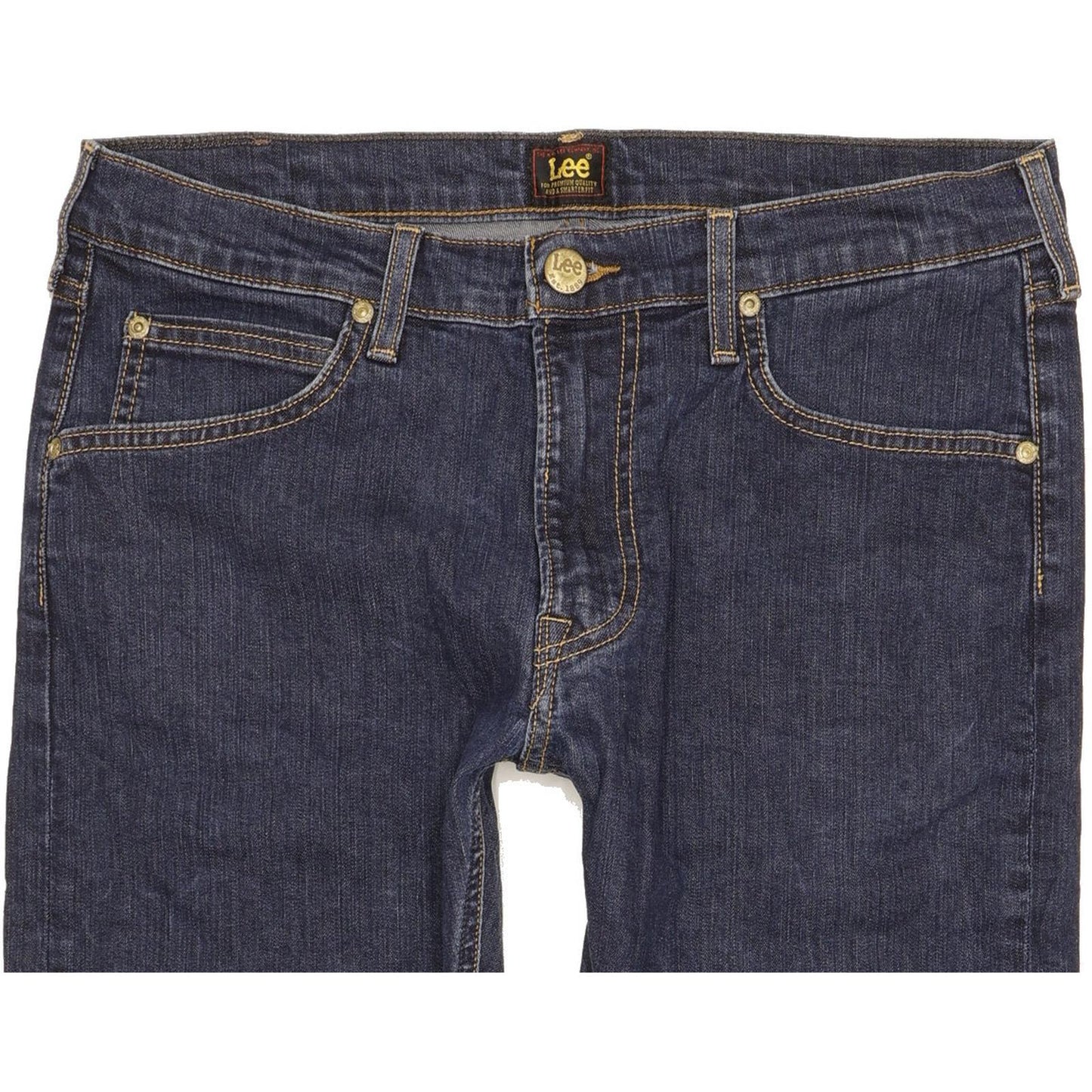 Lee Luke Men Blue Skinny Slim Stretch Jeans W33 L29