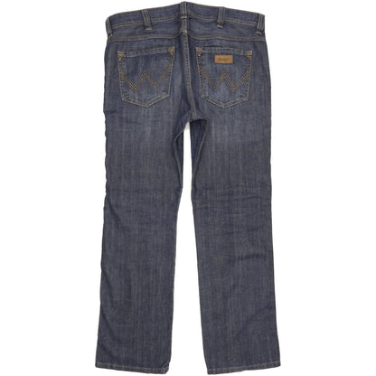 Wrangler Clyde Men Blue Straight Regular Jeans W36 L32