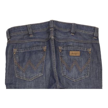 Wrangler Clyde Men Blue Straight Regular Jeans W36 L32