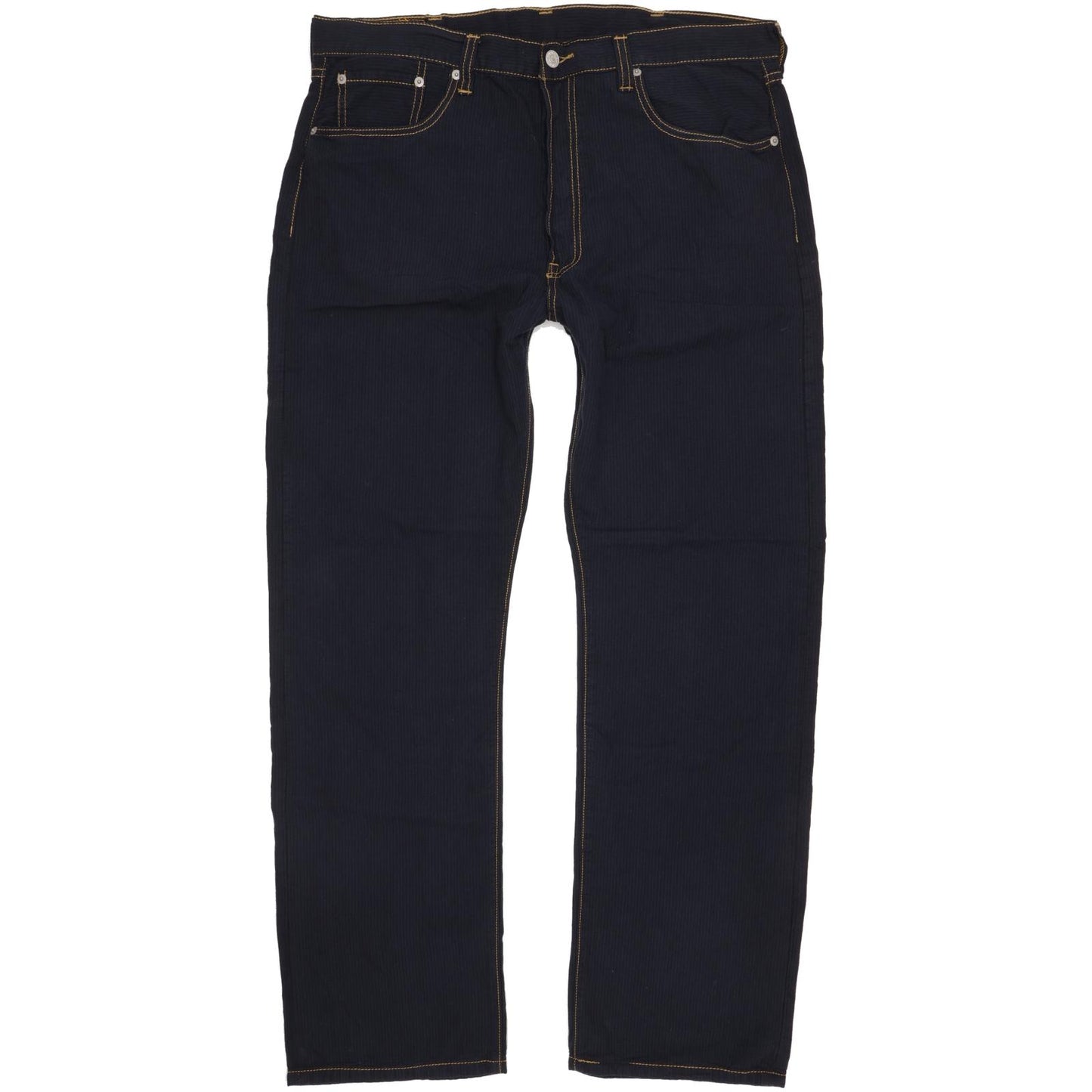 Levi's 501 Men Navy Straight Regular Trousers W38 L32