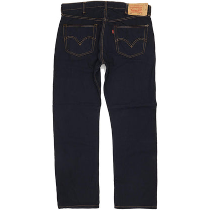 Levi's 501 Men Navy Straight Regular Trousers W38 L32