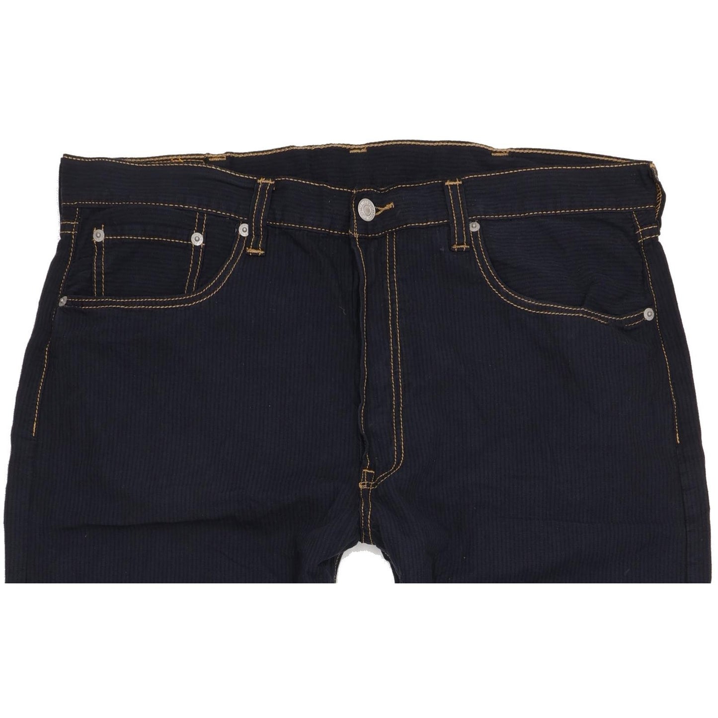 Levi's 501 Men Navy Straight Regular Trousers W38 L32