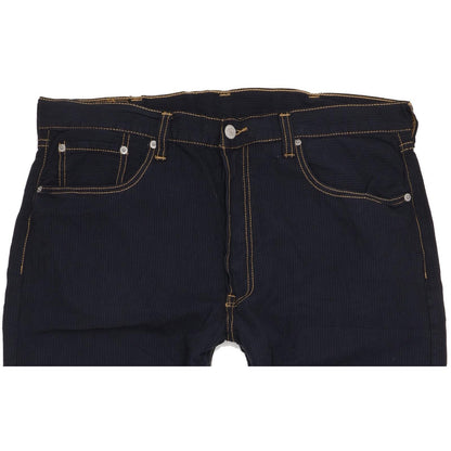 Levi's 501 Men Navy Straight Regular Trousers W38 L32
