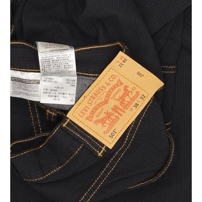 Levi's 501 Men Navy Straight Regular Trousers W38 L32