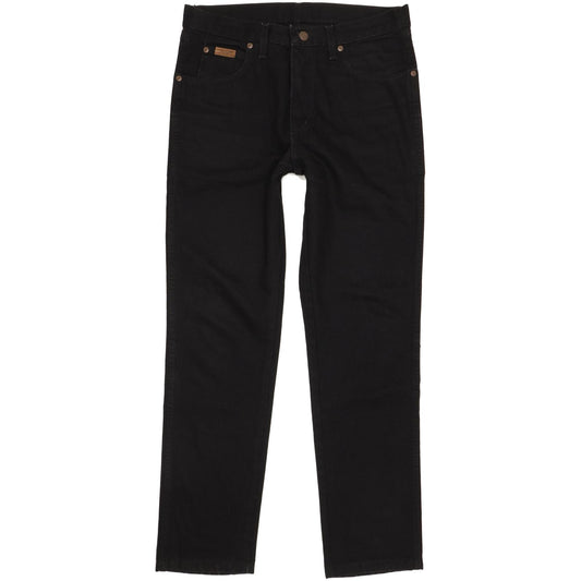 Wrangler Alabama Men Black Straight Regular Jeans W32 L30