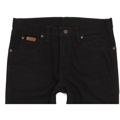 Wrangler Alabama Men Black Straight Regular Jeans W32 L30