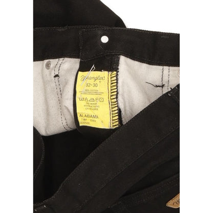 Wrangler Alabama Men Black Straight Regular Jeans W32 L30