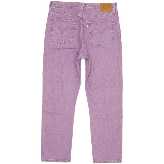 Levi's 501 Purple Straight Regular Jeans High Waisted W32 L30