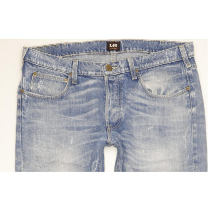 Lee Daren Men Blue Straight Slim Jeans W34 L32