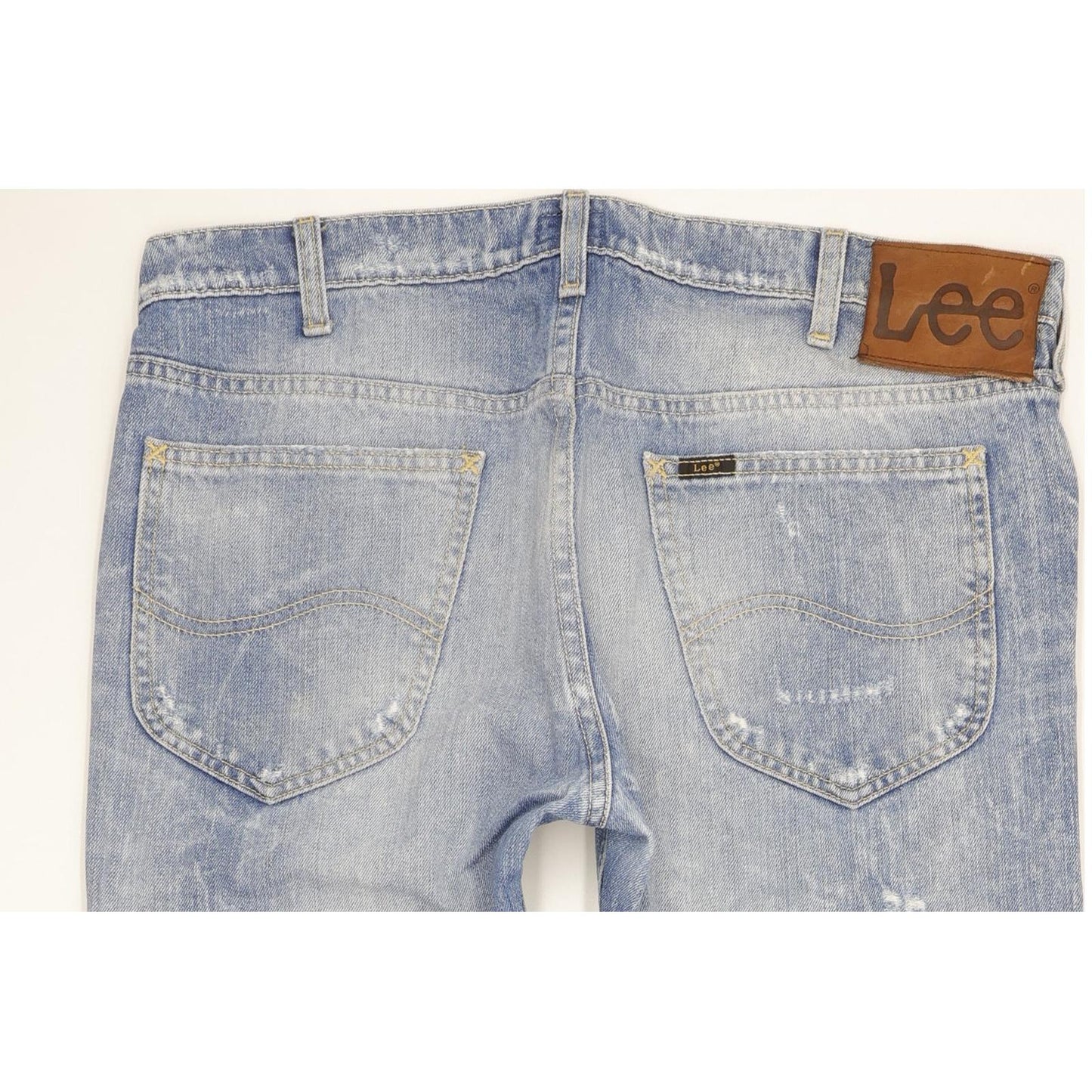 Lee Daren Men Blue Straight Slim Jeans W34 L32