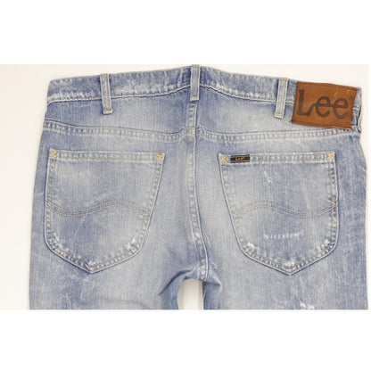 Lee Daren Men Blue Straight Slim Jeans W34 L32