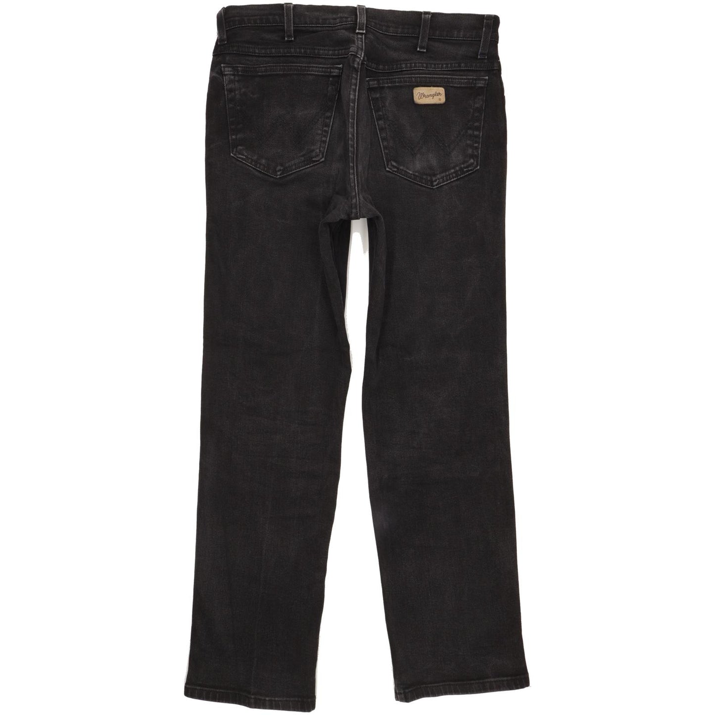 Wrangler Texas Men Black Straight Regular Stretch Jeans W33 L31