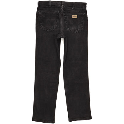 Wrangler Texas Men Black Straight Regular Stretch Jeans W33 L31