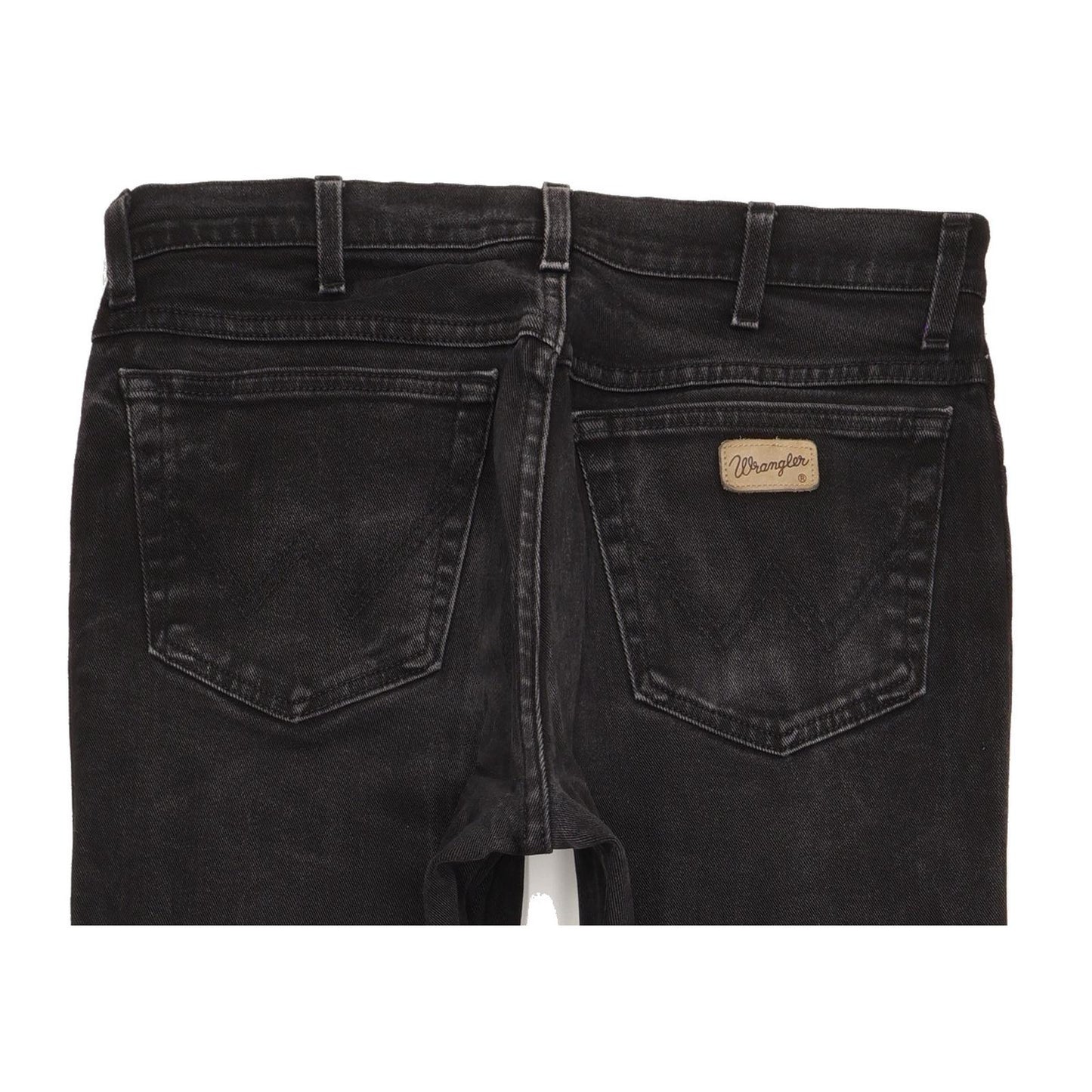 Wrangler Texas Men Black Straight Regular Stretch Jeans W33 L31
