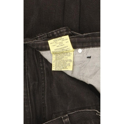 Wrangler Texas Men Black Straight Regular Stretch Jeans W33 L31