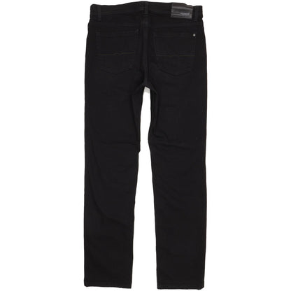 Pioneer Rando Men Black Straight Regular Stretch Jeans W34 L32