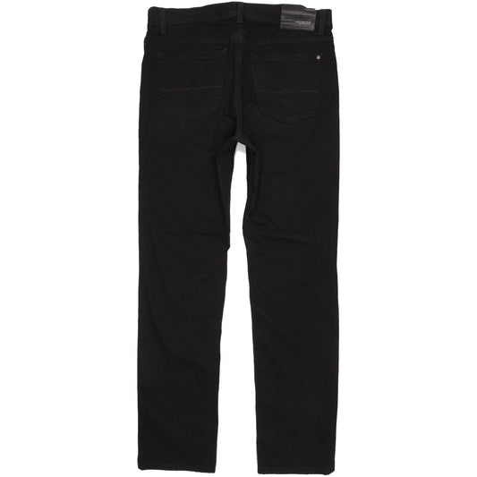 Pioneer Rando Men Black Straight Regular Stretch Jeans W34 L32
