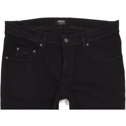 Pioneer Rando Men Black Straight Regular Stretch Jeans W34 L32