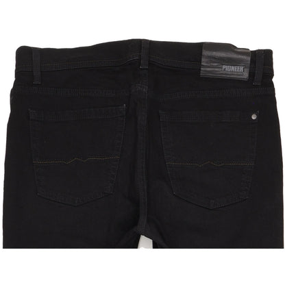 Pioneer Rando Men Black Straight Regular Stretch Jeans W34 L32