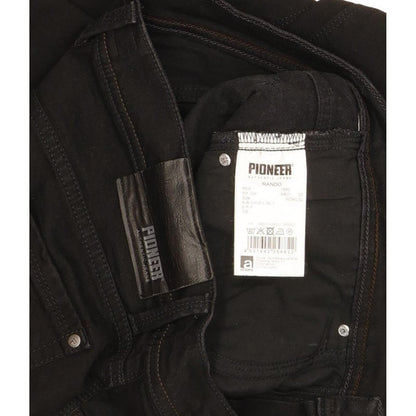 Pioneer Rando Men Black Straight Regular Stretch Jeans W34 L32