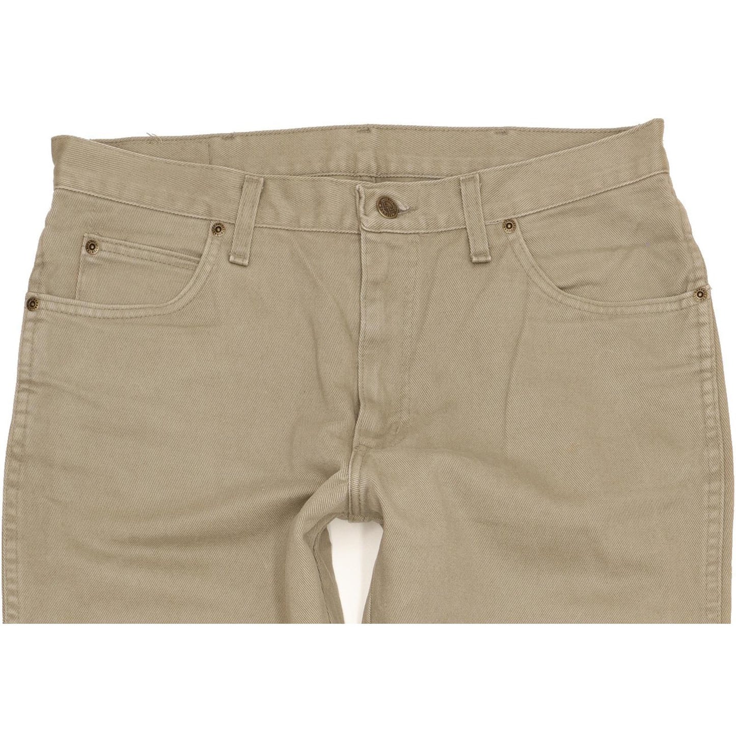 Wrangler Men Khaki Straight Regular Jeans W34 L34